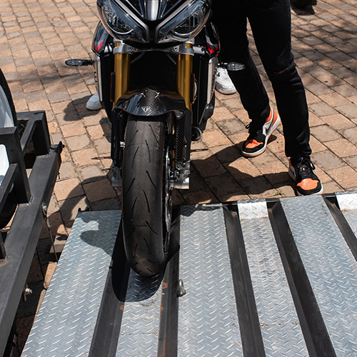 Arrange motorcycle transport