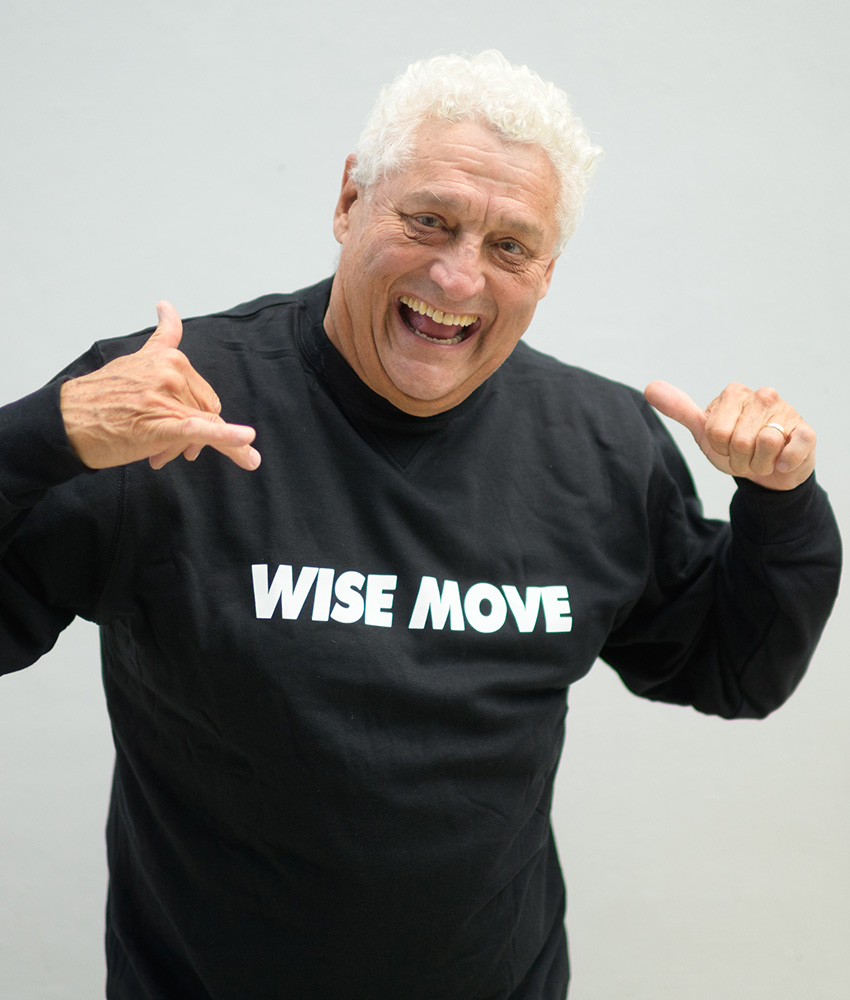 Barry sitting in the car