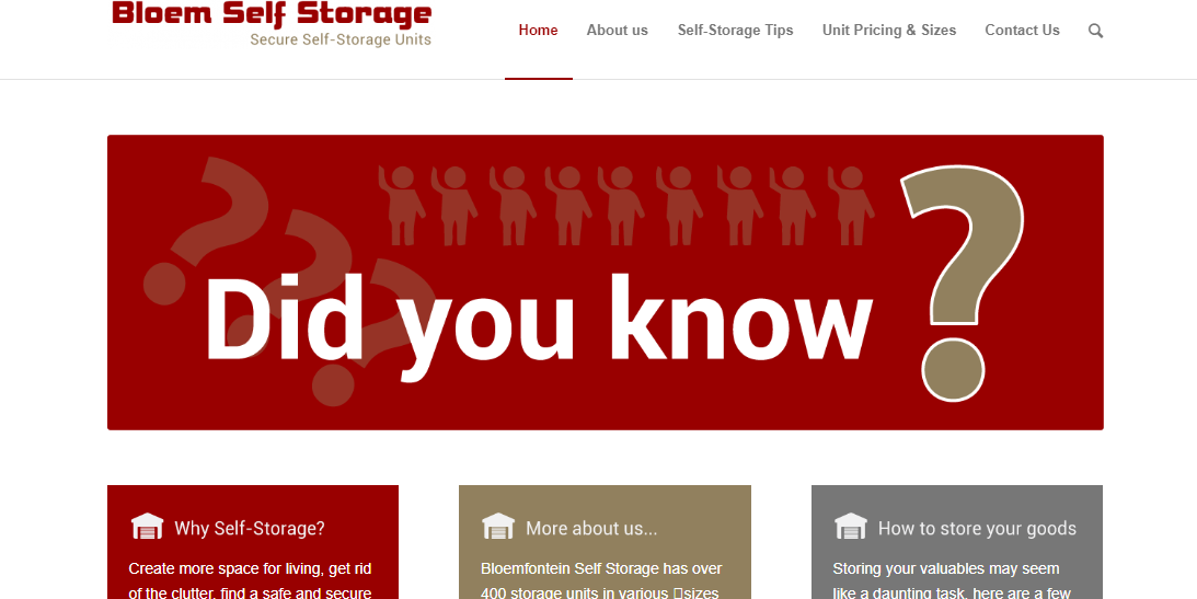 self storage South Africa