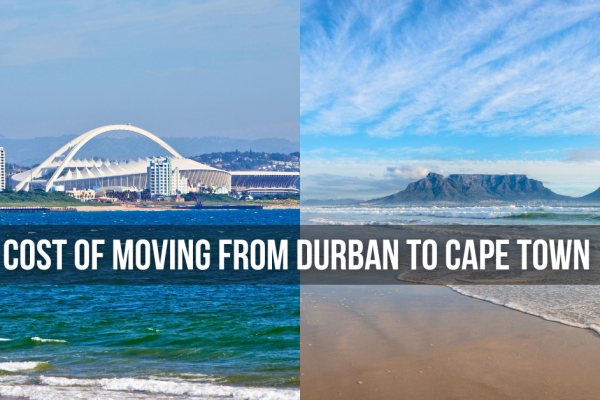 Cost of moving to Cape Town from Durban | 2025 Update