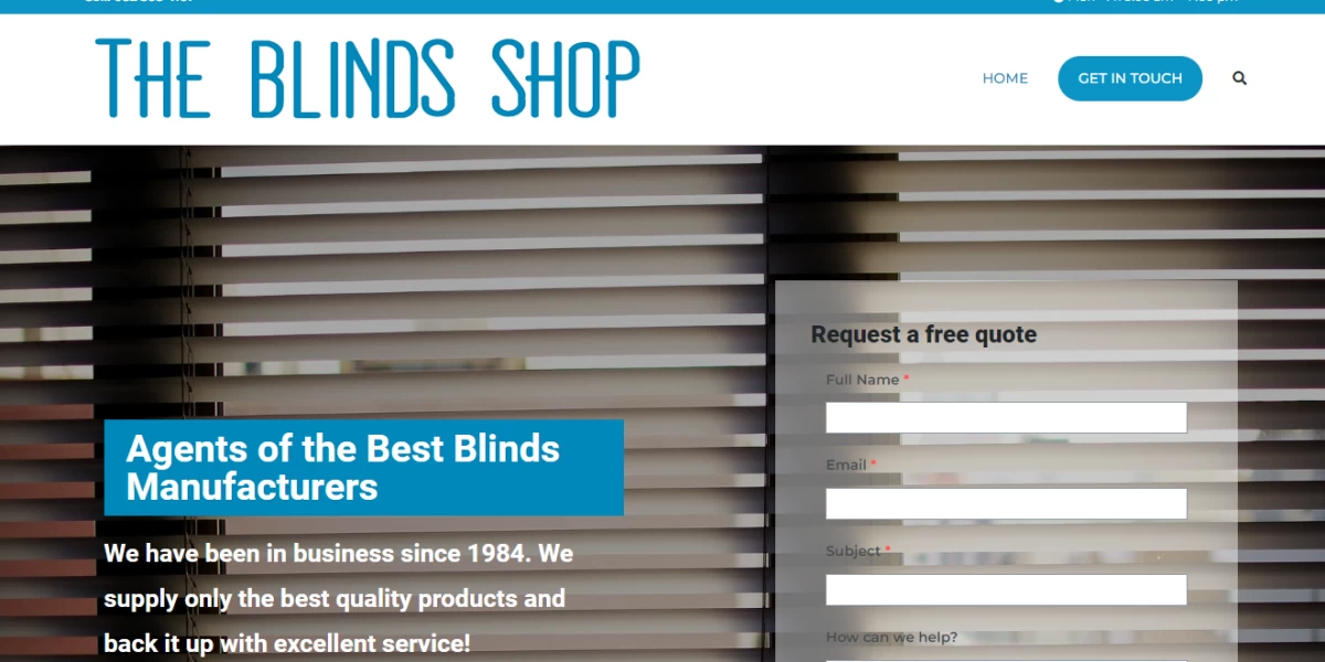 Roller Blinds at The Blinds Shop)