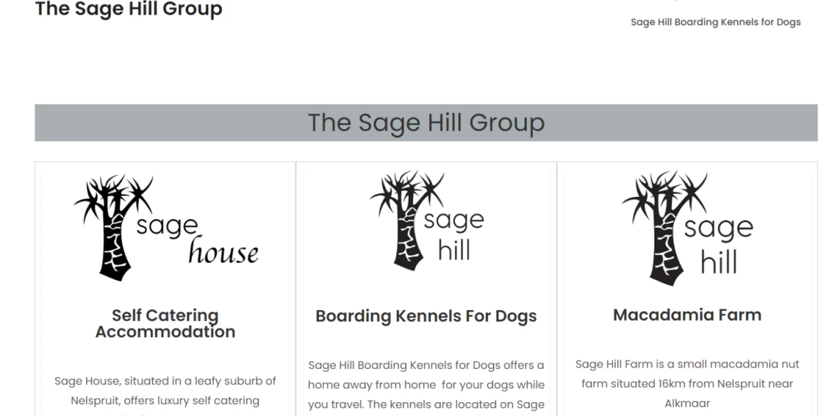 Sage Hill Boarding Kennels Mpumalanga