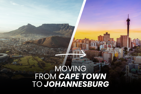 Your complete guide to moving from Cape Town to Johannesburg