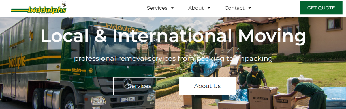 Biddulphs International Moving Company