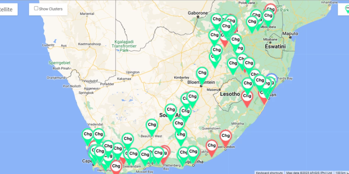 Electric Vehicle Charging Stations South Africa