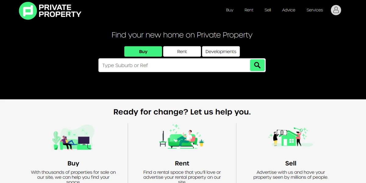 Private Property real estate website