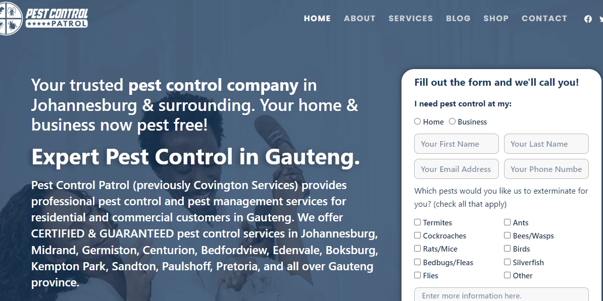 Pest Control South Africa