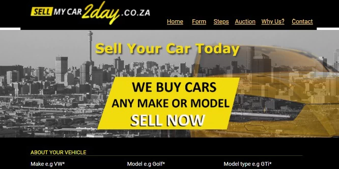 Sell My Car 2Day Car Dealerships Johannesburg