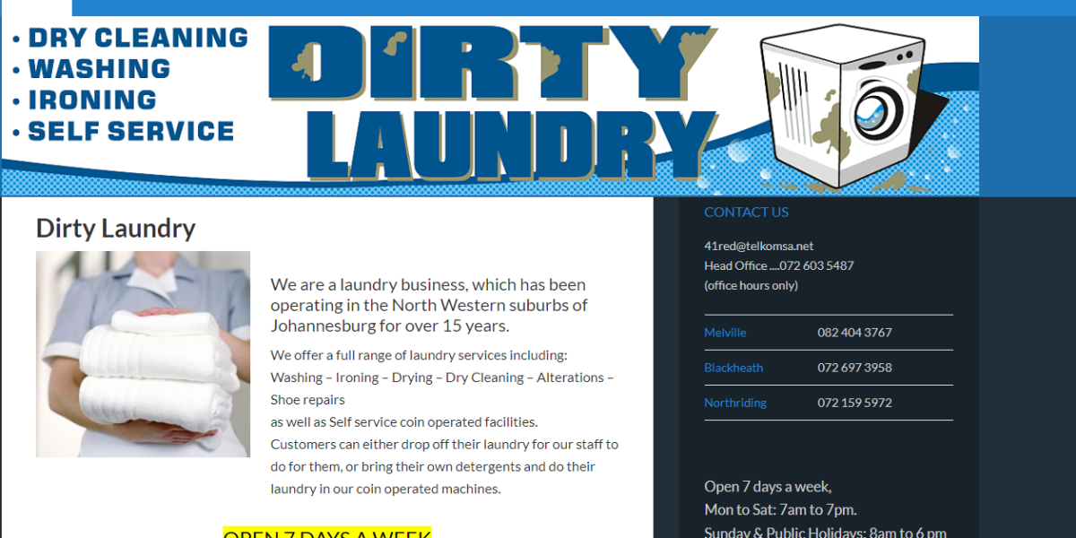 Top Laundry Services Near Me South Africa