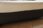 Queen size bed and matrass, 2 seater couch (2), 1 seater couch, Wooden...
