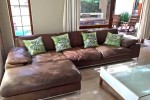 Leather couch