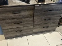 Chest of drawers 1,5 m x 1 m approx.  6 drawers side by side, 6 tier s...
