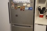 Couch, Ourdoor table, Fridge, Pot plant