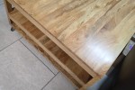 Leather sofa and coffee table, coffee table