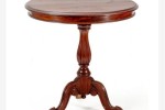 Chest of drawers, Circular table, Dinner gong small