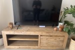 6 seater dining table, 7 dining chairs, TV stand, Tv, Desk, Book case