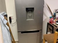 Queen bed, L-shaped couch, Bunk bed, Front loader washing machine, Tv ...