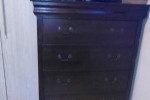 King size with loose headboard, 2x Chest of drawers, Flat screen TV 50...