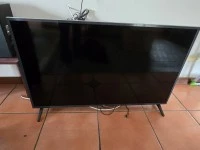 Single door fridge, Small box freezer, Occasional table, Occasional ta...