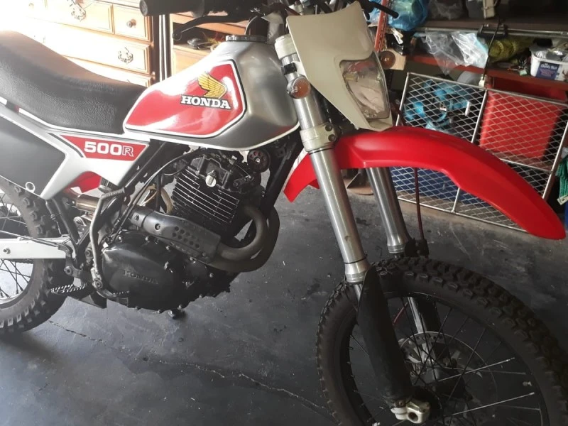 Motorcycle HONDA 1984 XL500R