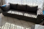 King size bed, Desk, 3 seater couch, 2 seater couch