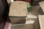 Sleeper coach, microwave in a box, tv stand, tv in a box, box 1, box2,...