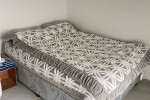 Double bed, 4 seater dining table, 570L fridge, Indoor cycle, 4 boxes