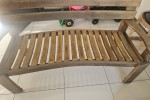 4 Seater Dining Table, 3 Seater wooden bench