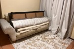 Couch, TV stand and carpets