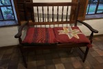 Double bed, Wooden kist, Bookcase, Wingback chair, Wooden 2 door wardr...