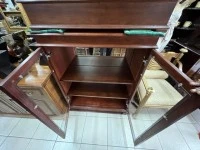 Book case with glass doors, book case with glass doors, small coffee t...