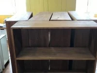 Wall Shelf, Two medium shelves - 1m x 1.2m, 4 Office chairs, Desk 1.2m...