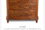 Chest of drawers, Circular table, Dinner gong small