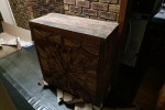 Wooden Desk, Wooden Cupboard