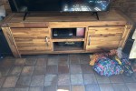 Double bed, Bookcase, Tv cabinet, 4 seater couch, Wooden wardrobe, Bar...