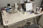 Queen bed matress & base, Fridge, Desk, Shelf, Shoe rack, TV Unit, Sam...