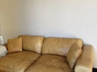 Queen sized with draws, 3-seater couch