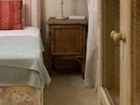 Garden table small, x4 Garden chairs, x2 Bedside Tables