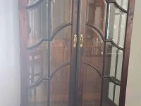 Ball and Claw Glass Cabinet