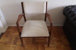 3 seater couch, Wooden chest, Small bookshelf, Medium bookshelf, Chair...
