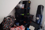 Double bed, Double door fridge, Dishwasher, Medium size tv cabinet, Cr...
