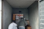 Couch, Large desk, Small desk, Bicycle, Bookcase, Tv stand, Wooden box...