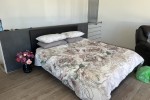 Double bed, Double door fridge, 4 person table, Bamboo cupboard, Lazyb...