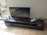 Double bed, Fridge, Mattress, 5 seater L shaped couch, TV stand