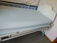 Hospital bed, wheelchair