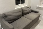 Double bed, Fridge, Drawers, Couch