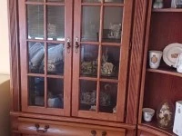 4 piece wooden wall unit (4)