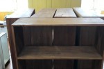 Wall Shelf, Two medium shelves - 1m x 1.2m, 4 Office chairs, Desk 1.2m...