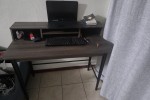 Double bed, Headboard, Bedside tables, Computer table, L couch, Tv sta...