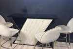 Small Bar Table & 4 chairs
